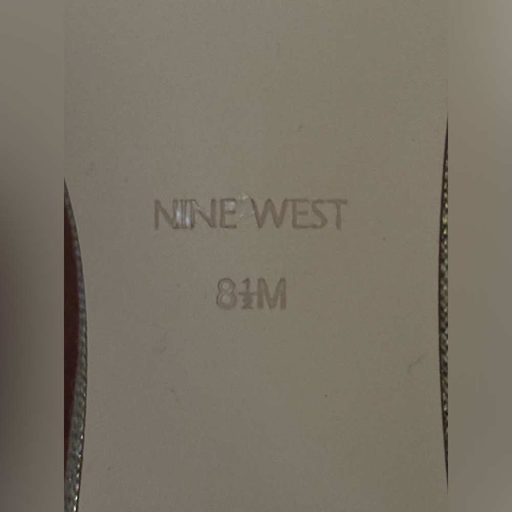 Nine West Gold Pruce Linen heels - Picture 10 of 10